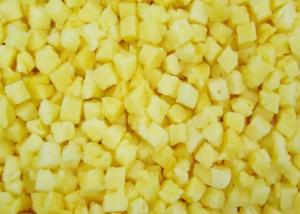 HACCP 10kg Organic 10mm IQF Frozen Pineapple Slices
