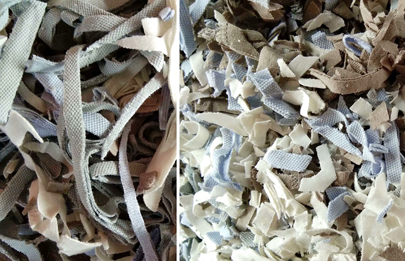 7.5kw Textile Processing Machine Recycle Yarn Fishing Net Fiber Shredder
