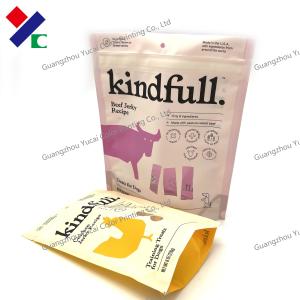 Quality Spot Color Stand Up Zipper Pouch For Snack Packaging Food Bag wholesale