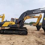 Volvo EC290 Used Crawler Excavator 29 Ton 1.3m3 Bucket Capacity