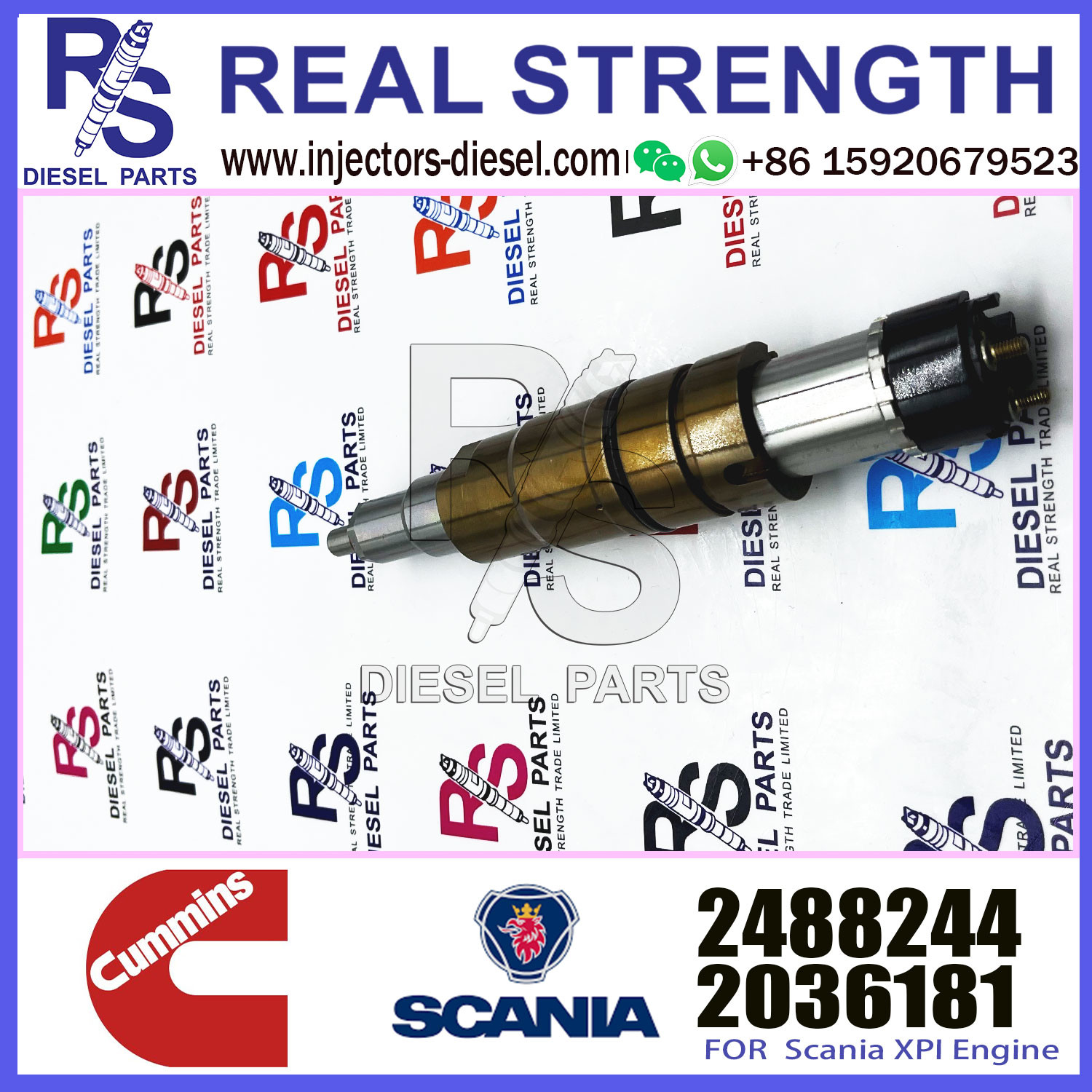 2057401 Diesel Engine RDC13A DC16A XPI Fuel Injector 2232307 574423 2057401 2086663 2488244