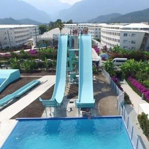 Quality Long Lasting Creative Theme Park Water Slide For Family Outings wholesale
