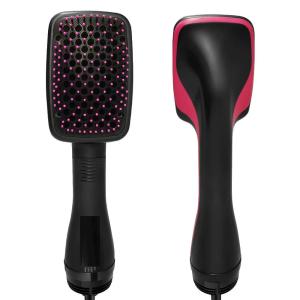 Quality FCC 3 Stop Temperature Professional Hair Straightening Brush 80C - 230C For Travel wholesale