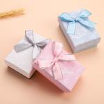 Customized Necklace Earring Jewelry Packaging Gift Paper Box Custom Paper