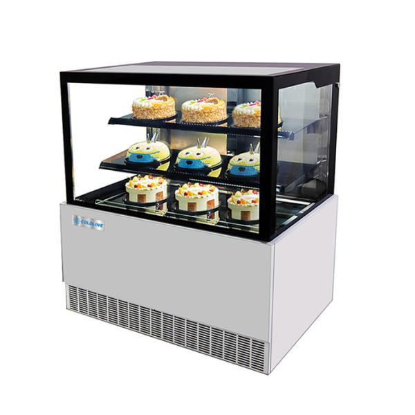 Cheap 14 CU.FT Refrigeration Showcase R134a Secop Cake Display Fridge for sale