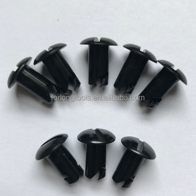 Universal 0.500" BLACK ALUM. QUICK TURN DZUS FASTENERS DOME HEAD BUTTONS/STUDS for Easy Installation on Any Vehicle