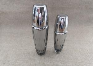 Quality Diamond Shape Silver Acrylic Lotion Bottle For Cosmetic Cream 50 / 100G wholesale
