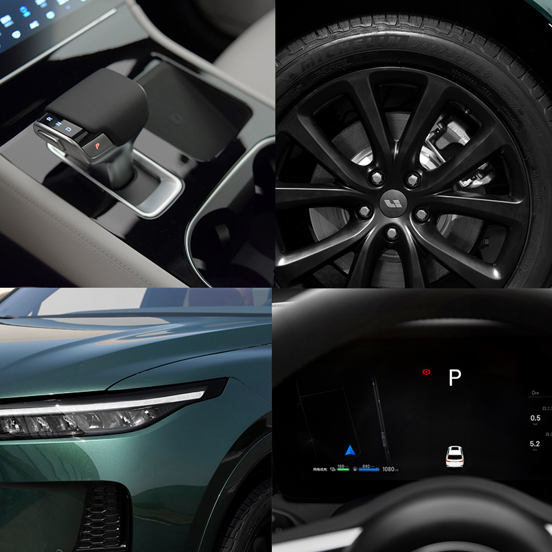 5-door 6-seat SUV Body Structure and 0.5 Hour Fast Charging Time 2023 Lixiang ONE 131HP Dual Motor 4WD Max Speed 172km/h Electric Car