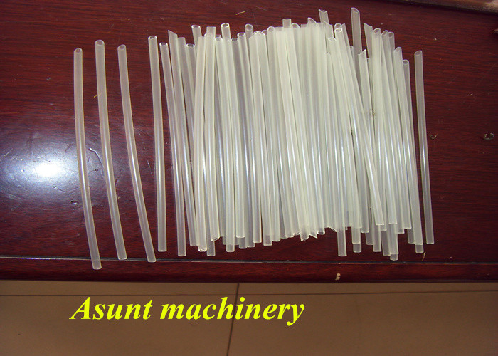PP PE Plastic Drinking Straw Making Machine For Three Colors Drinking Straw Production Line