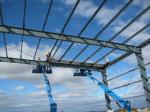 Lightweight Steel Structure Hangar Fireproof Large Span Metal Aircraft Hangars