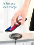 ABS PC 10W Iphone Portable Smartphone Charger Pad ROHS Approval