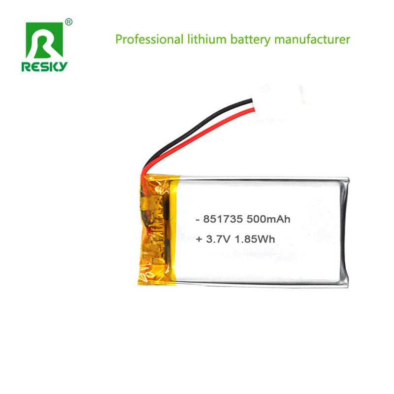 Lithium Ion Battery Cell 502035 3.7v 350mAh Solar Rechargeable Lipo Battery Pack