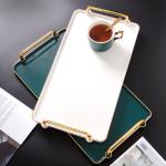 Black Rustproof 7mm Thickness Metal Jewelry Tray