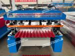 Steel Silo PPGI Corrugated Roll Forming Machine For 0.7mm Roof Sheet