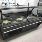 There Are Four -2 ℃ Refrigeration Cabinet Bottom Of The Square Glass Service