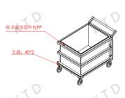 Quality Industrial Vertical Transporter Trolley Aluminium Tube Water Truck Trolley wholesale