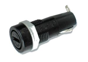 Quality Slotted Cap Fingergrip Shock-Safe Vertical Mount PCB Fuse Holder H3-02 10A 250VAC For 5x20mm Cylindrical Glass Tube Fuse wholesale