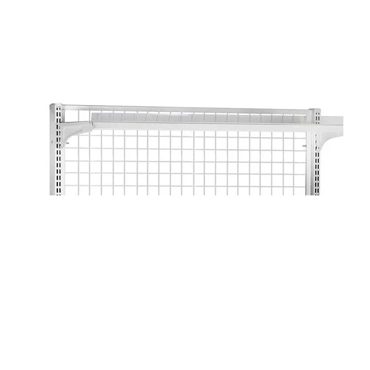 Factory Custom Double Sided Mesh Back Shelving Grid Shelves