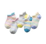 Eco Friendly Kids Tube Socks , Kids Striped Socks Cotton White Asian Teen School