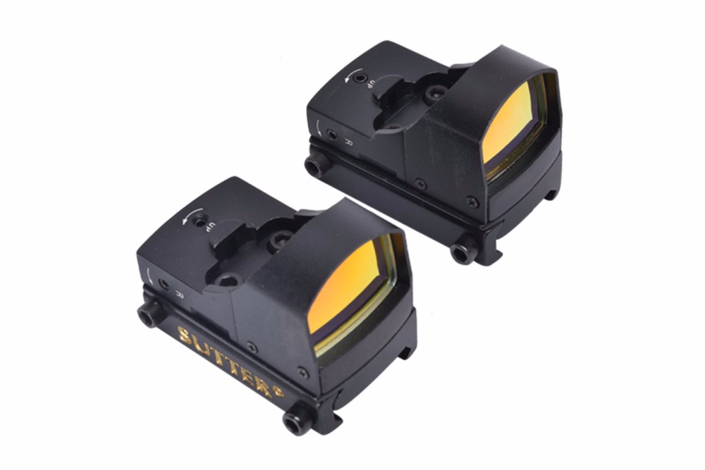 Reticle Color Red Matte Black Finish 1X17X25 Red Dot Reflex Sight Mini Red Dot Scope