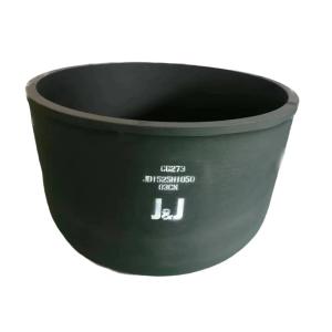 Quality Silicon Carbide Graphite Oval Type Crucible Metal Melting High Thermal Conductivity wholesale