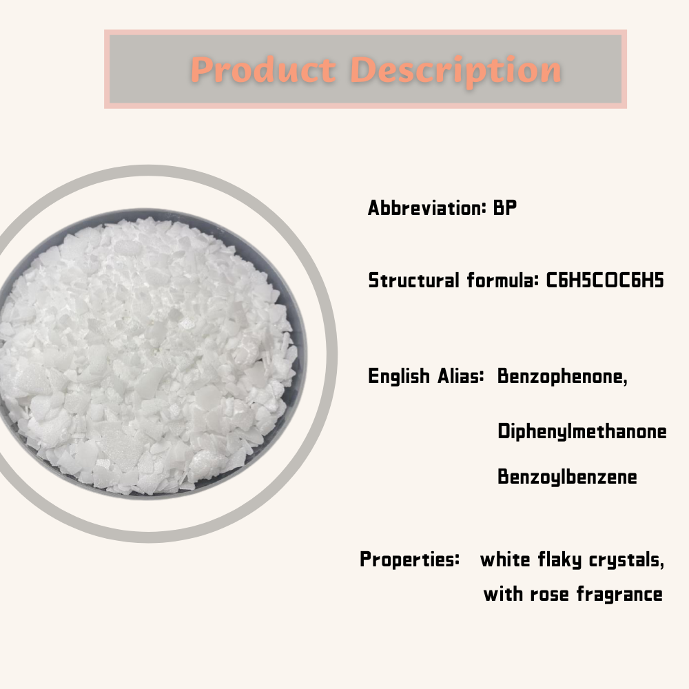 High Purity Solid Photoinitiator BP Benzophenone 119-61-9 for Industrial Applications