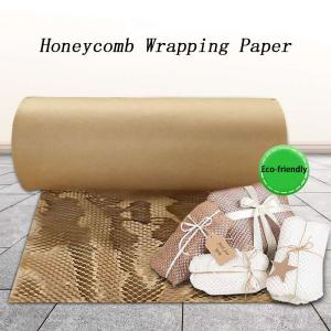 Quality 80g Kraft Paper Eco Friendly Honeycomb Paper Wrap Screen Printing wholesale