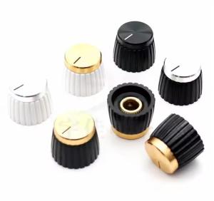 Quality Audio Amplifier Tone Knob Gold Silver Aluminum marshall Knob wholesale