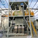 Ceramic Tile Dry Mixing Mortar Equipment 3800mm 10t Twin Shaft