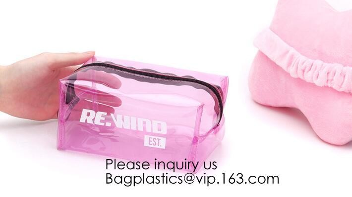 Waterproof PVC Cosmetic Pouch Wholesale Cheap Make Up Makeup Case Bag Travel Toiletry Pouch Organizer, bagease, bagplast