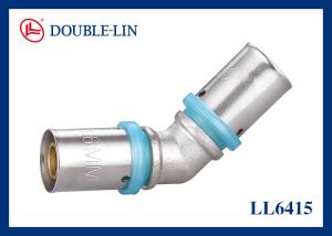 Quality DIN 259 Thread HPB 57-3 Brass 45 Degree Elbow wholesale