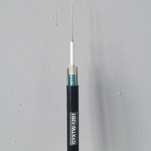 Quality GYXTW G652d Outdoor Armored Fiber Optic Cable Single Mode 12 Core wholesale