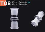 Drop Down Glass Bong Adapt / Water Pipe Adaptor Male To Male / Male To Female