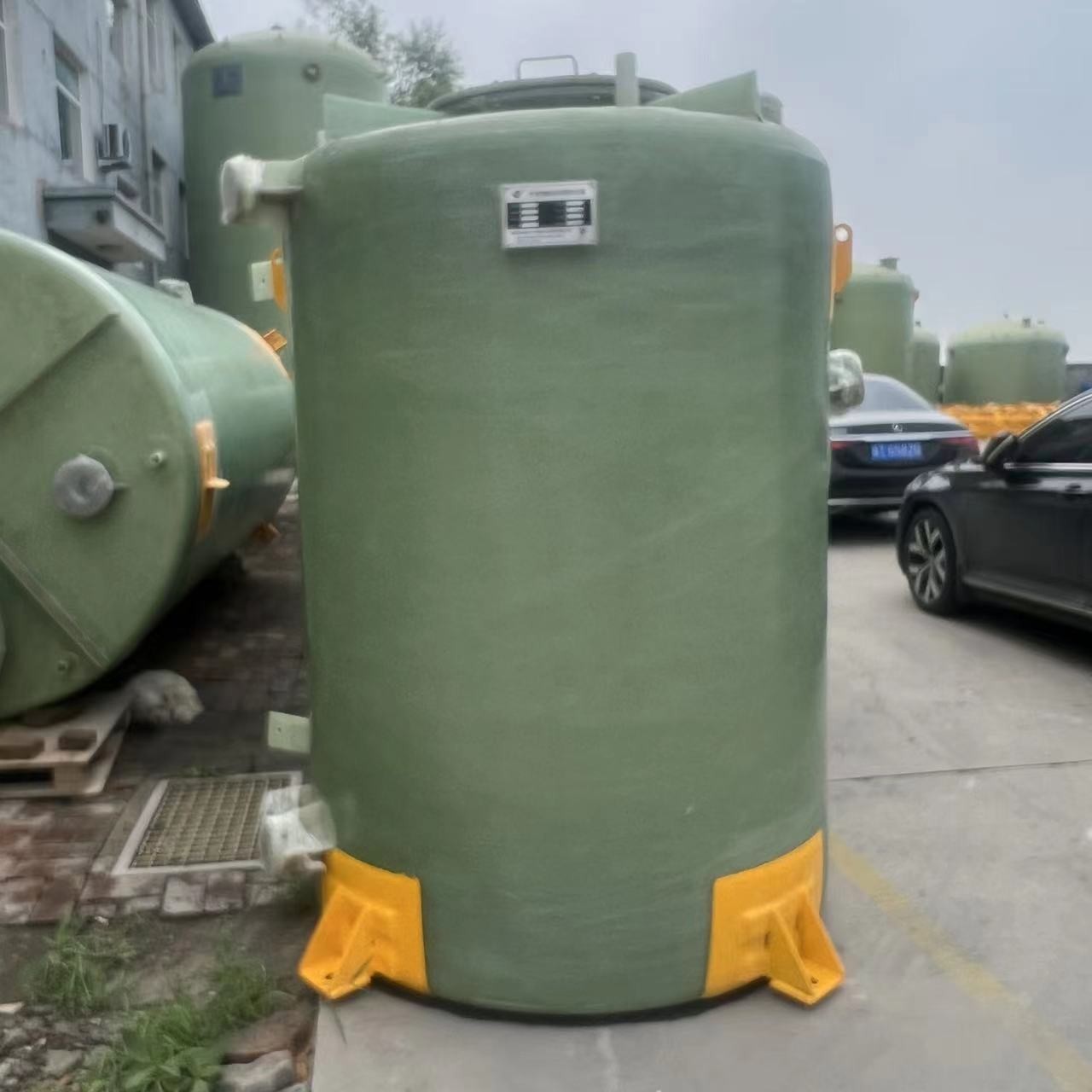 10m3 Glass Fiber Reinforced Plastic FRP Water Tank Softener High Strength 10CBM