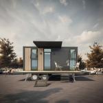 Hotel 20ft or 40ft Mobile Outdoor Container Bar Coffee Shop on the Second Floor