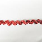 20KJ70 Christmas Metallic 2cm Sequin Ribbon Trim