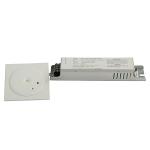 3 Hours Commercial Building LED Emergency Downlight With Electro Galvanized