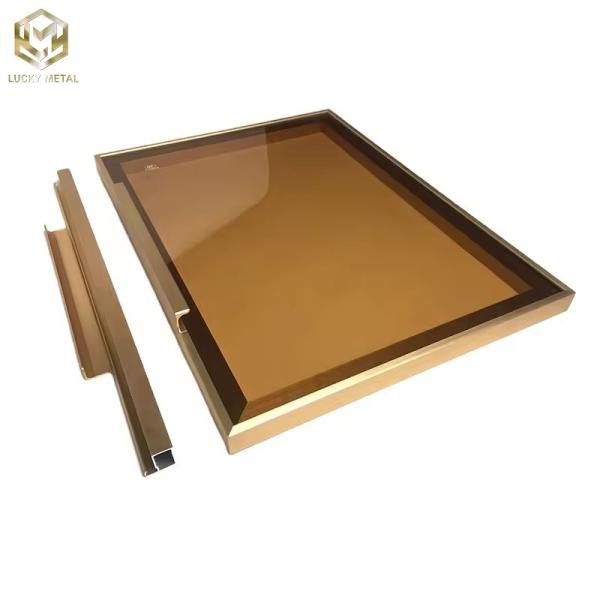 Aluminum Glass Door Frame Profiles For Kitchen Cabinet Or Wine Cabinet Wardrobe