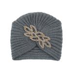 Crystal accessories Knit hat Heavy beaded hat warm woolen hat
