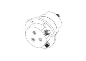 Quality Dual Channel RF Coaxial Rotary Joint Frequency DC-4.5GHz Speed 30rpm wholesale