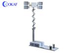 4*200W roof Mounted 66km/h Prostrate Telescopic Mast 72000lm