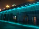 Bridge Outdoor Garden Water Fountains Color Changing