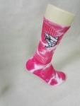 Custom crew sport dye adlut spandex/cotton socks