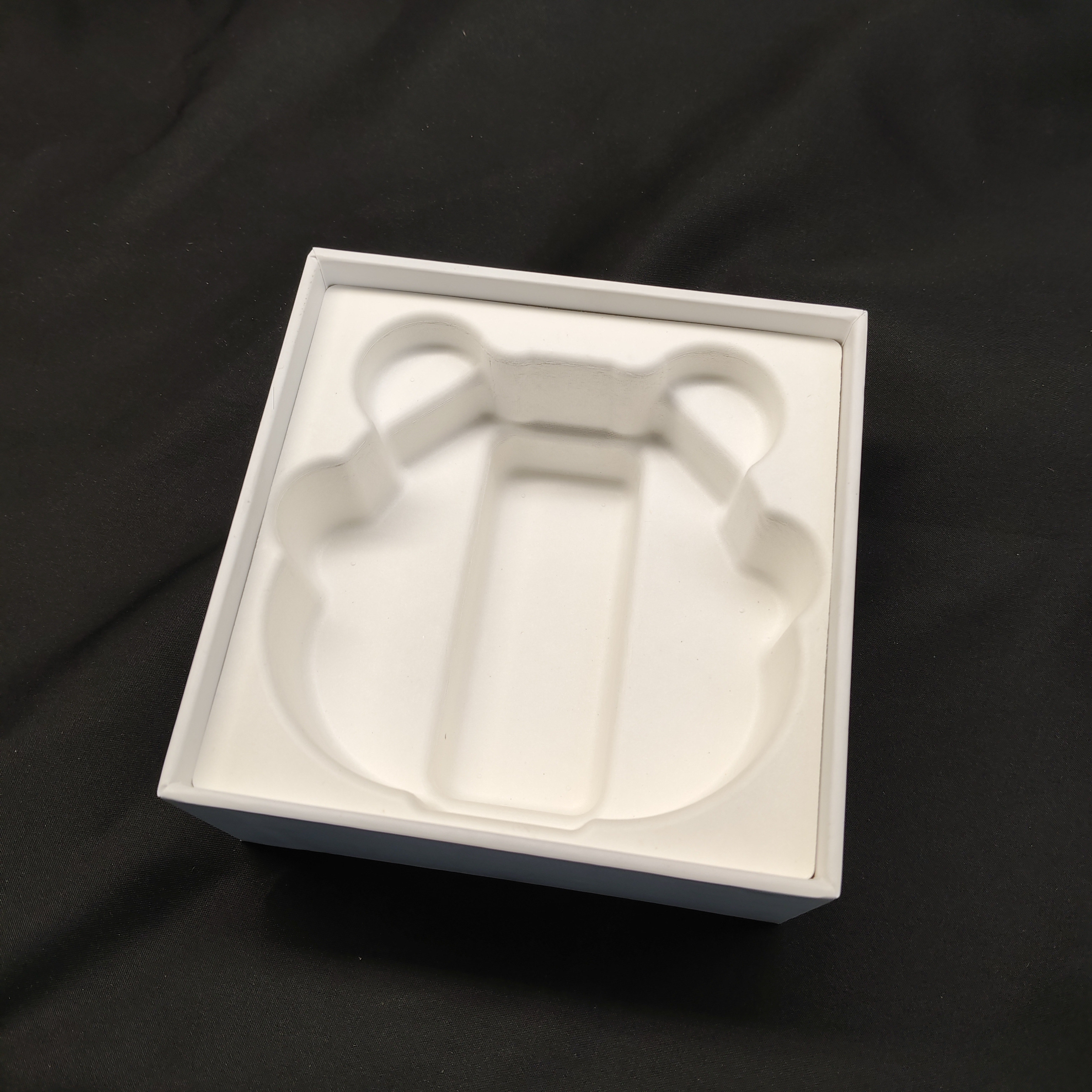 Factory Direct High-end Mickey-shaped Power Bank with Embedded Paper Pulp Molding Packaging Base - Shockproof, Drop-proof, Anti-static, Eco-friendly &