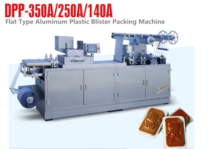 Chocolate Flat Plate Automatic Blister Packing Machine Blister Pack Sealing Machine
