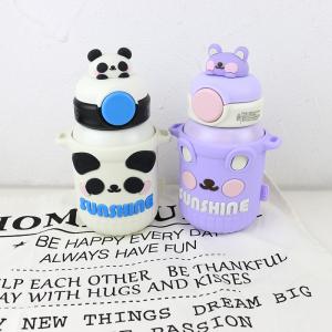 Quality 550ml Stainless Steel Thermos Cup With Food Grade Silicone Cover wholesale