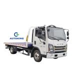 EURO 5 Diesel JAC Wrecker Towing Truck With Wrecker Bed On Tow Truck Platform