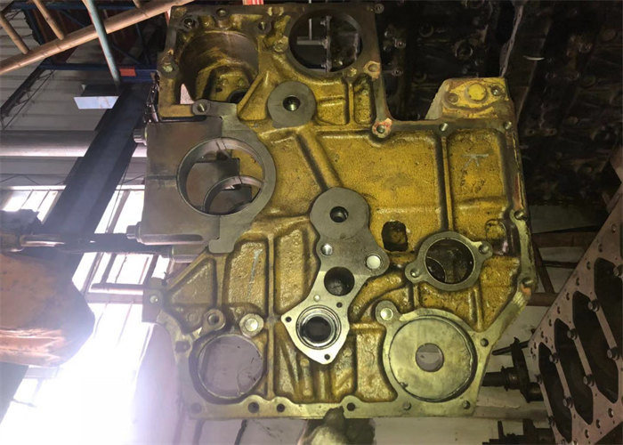 6D140-1 Diesel Used Engine Blocks For Exvavator PC650 Water Cooling
