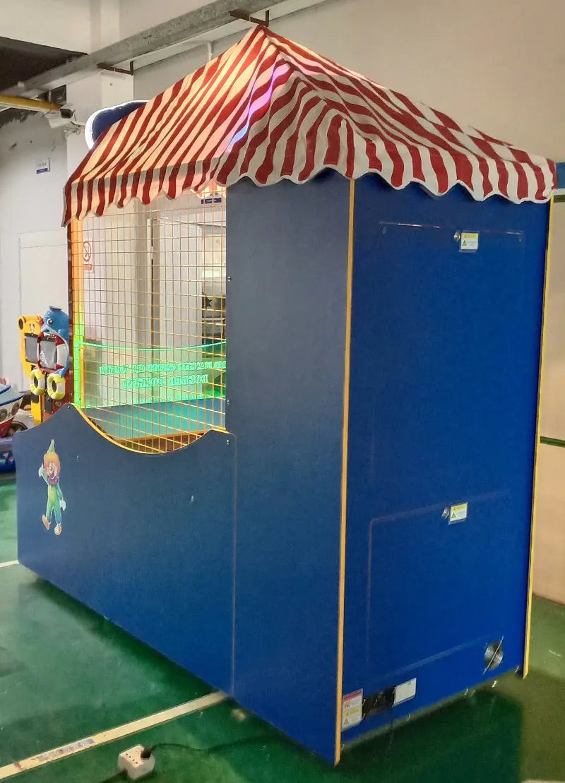 Hit The Clown Carnival Game Machine, Hit The Penguin Tickets Redemption Throw Ball Game