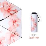 Fruit Printings UV Anti 5 Folding Pocket Umbrella Ultra Light Mini Capsule